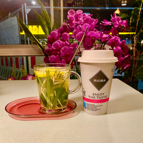 Trà Gừng Chanh Sả 0.4l ( Heißer Tee)