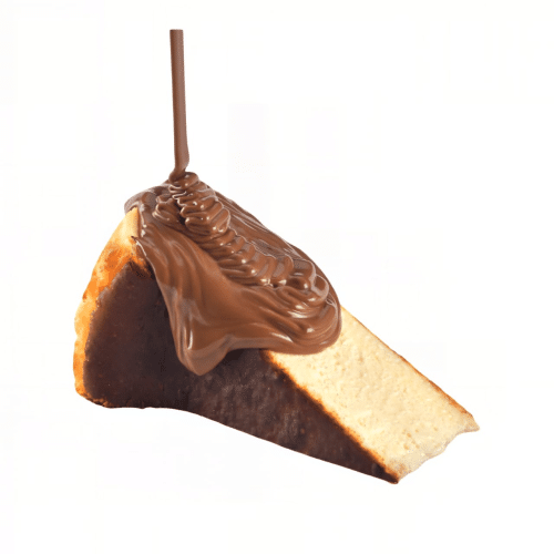 San Sebastian cheescakt mit schoko sose