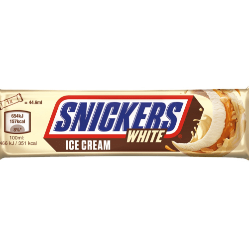 Snickers white ice