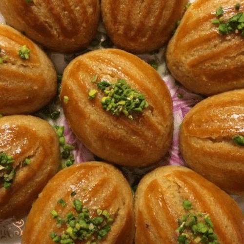 Seker para türkische griesgebäck mit Zuckersirup