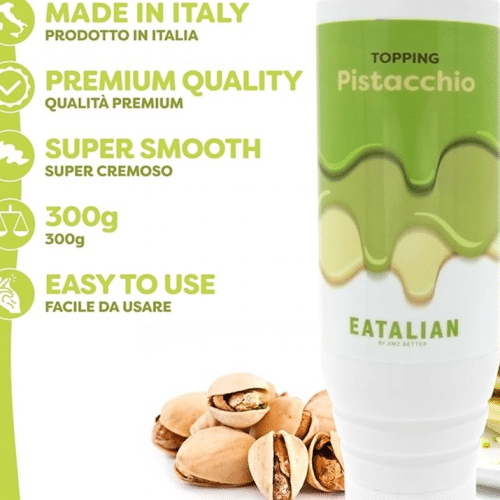 Pistazien sauce für eis und Kuchen aus Italien