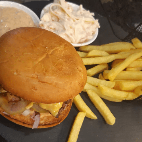 Smeshed Cheesy Burger