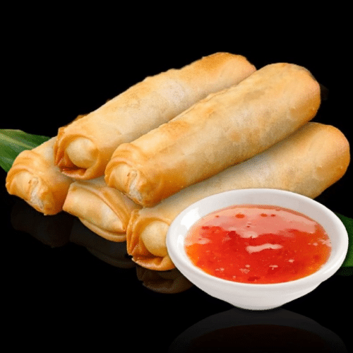 Super Frühlingsrollen mit Garnelen (5 Stück)