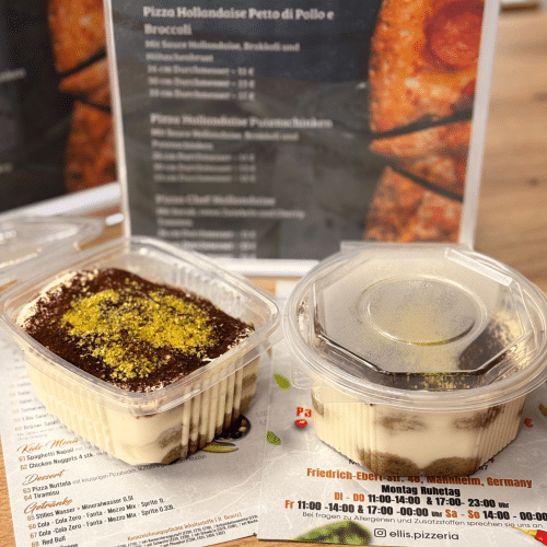 Hausgemachtes Tiramisu ohne Ei und ohne Alkohol 300 g