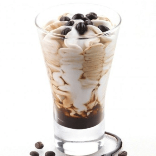 Coppa Caffé Eis im echten Glas zum wiederverwenden