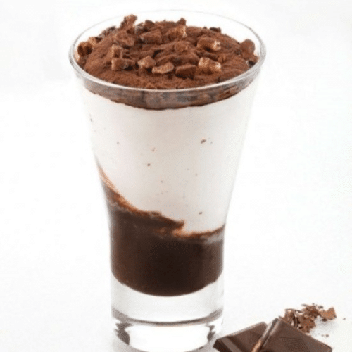 Coppa Stracciatella Eis im echten Glas zum wiederverwenden