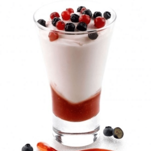 Coppa Yogurt e Frutti di Bosco Jogh.Eis Waldfrüchte Echtes Glas