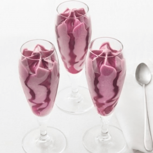 Flute Frutti di Bosco Waldfruchteis im echten Sektglas