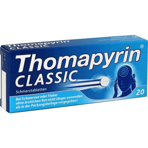 Thomapyrin CLASSIC Schmerztabletten 20 Stück