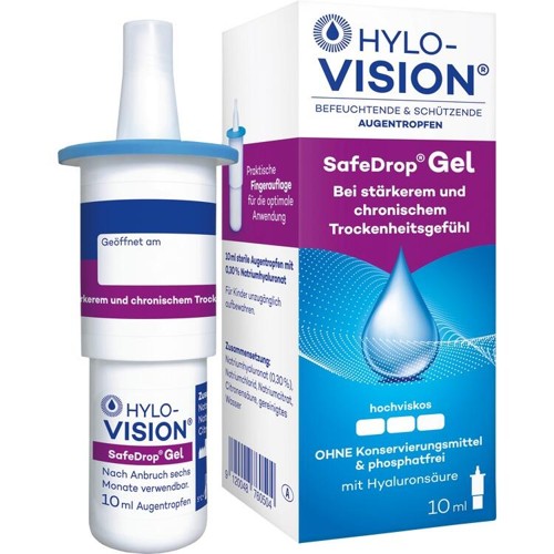 Hylo-Vision SafeDrop Gel 10 Milliliter