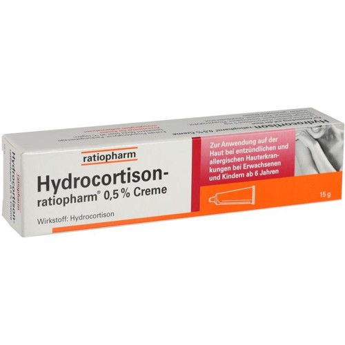 Hydrocortison-ratiopharm 0.5% Creme 15 Gramm