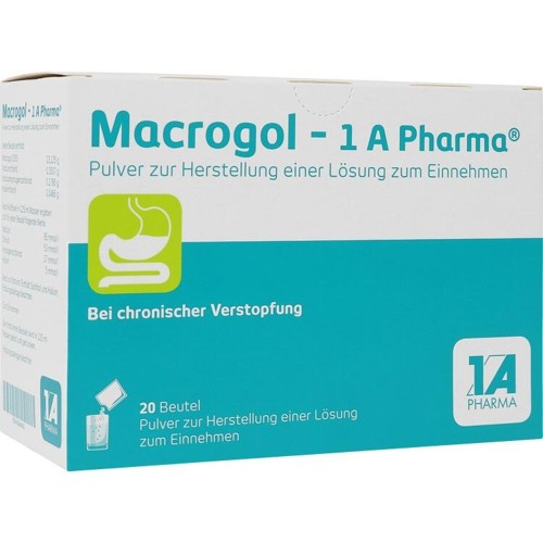 Macrogol - 1 A Pharma Plv.z.Her.e.Lsg.z.Einnehmen 20 Stück
