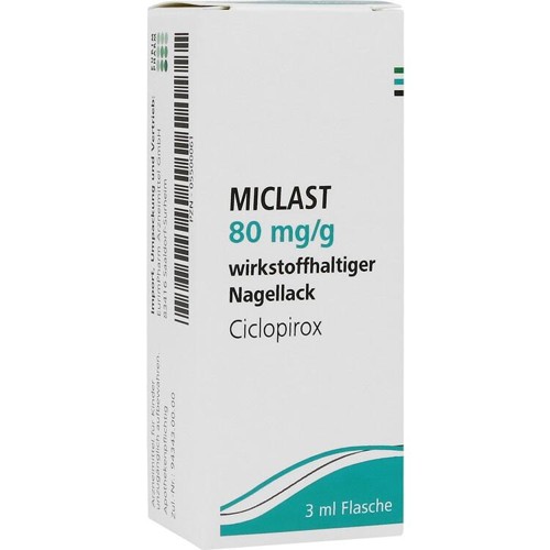MICLAST 80mg/g wirkstoffhaltiger Nagellack 3 Milliliter