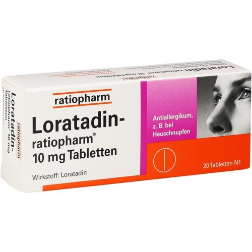 Loratadin-ratiopharm 10mg Tabletten 20 Stück