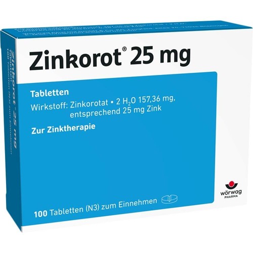 Zinkorot 25 mg Tabletten 100 Stück