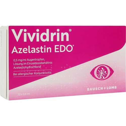 Vividrin Azelastin EDO 0.5 mg/ml Augentr.Lös.i.EDP 12 Milliliter