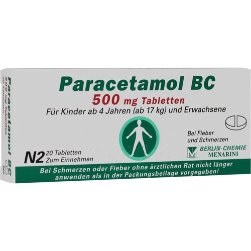 Paracetamol BC 500mg 20 Stück