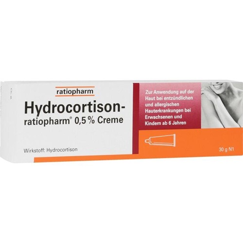 Hydrocortison-ratiopharm 0.5% Creme 30 Gramm