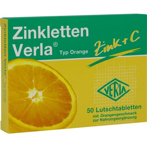Zinkletten Verla Orange 50 Stück