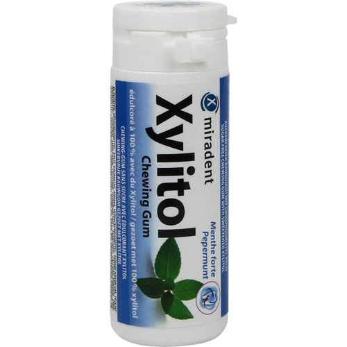 MIRADENT XYLITOL GUM MINZE 30 Stück