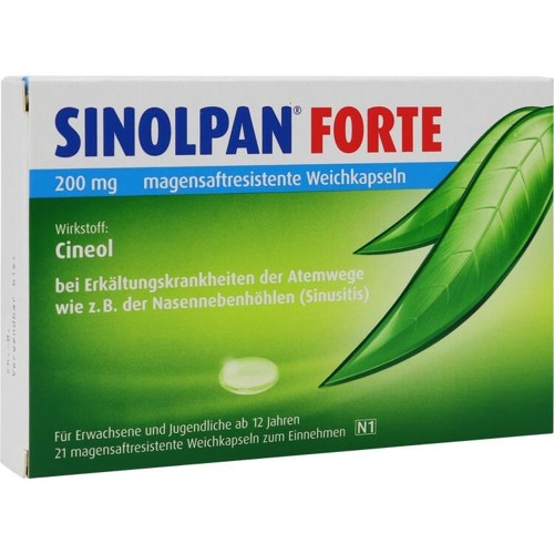 Sinolpan forte 200 mg magensaftresis.Weichkaps. 21 Stück