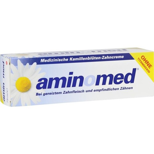 aminomed Kamillenblüten Zahncreme ohne Titandioxid 75 Milliliter