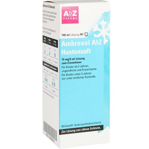 Ambroxol AbZ Hustensaft 15mg/5ml Lösung z Einnehm 100 Milliliter