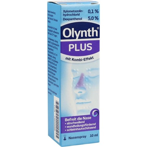 Olynth Plus 0.1% / 5% für Erw Nasenspray o.K. 10 Milliliter
