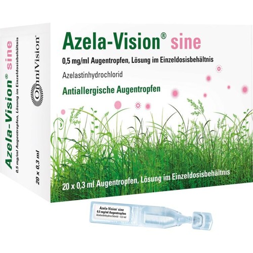Azela-Vision sine 0.5mg/ml Augentropfen i.Einzeld. 6 Milliliter