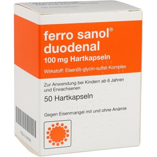 FERRO SANOL DUODENAL magens.res.Pellets in Kapseln 50 Stück