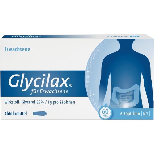 GLYCILAX FUER ERWACHSENE 6 Stück