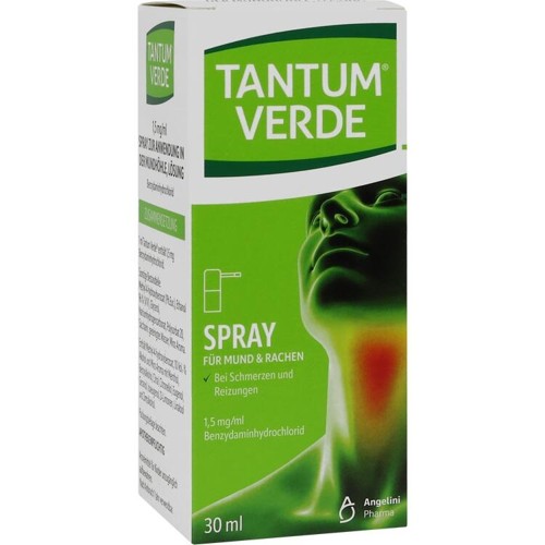 Tantum Verde 1.5mg/ml Spr.z.Anwend. i.d. Mundhöhle 30 Milliliter