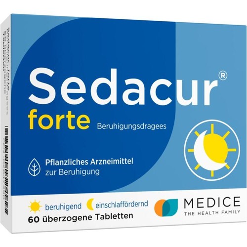 Sedacur forte Beruhigungsdragees 60 Stück