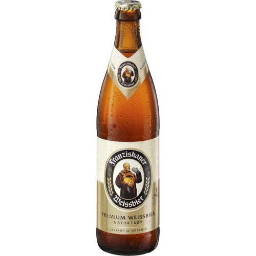 Franziskaner Hefeweizen hell 0.5l (MEHRWEG)