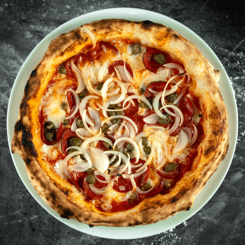 Pizza Diavolo (scharf)