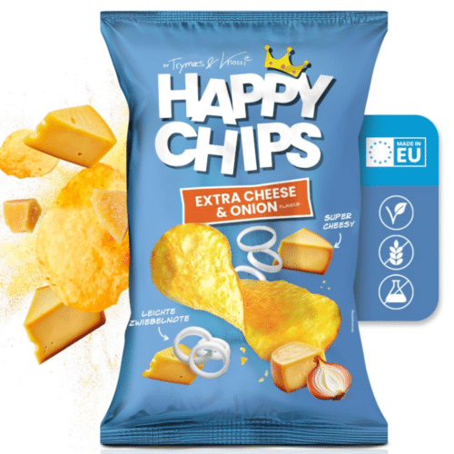 Happy chips Extra cheese Onion