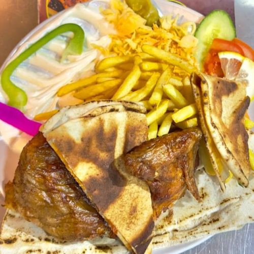 Halbes gegrilltes Hänchen