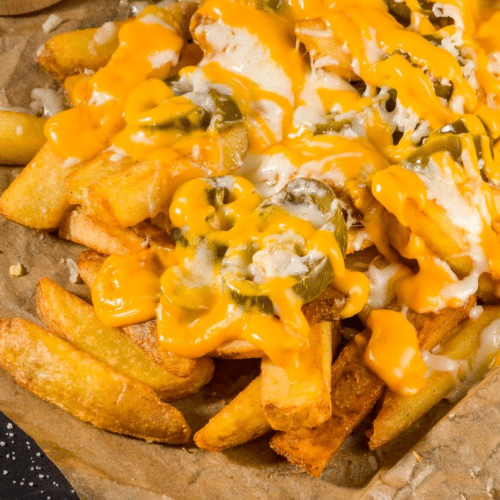 Chilli-Cheese Fritten
