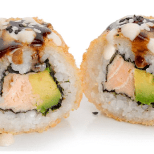 Cruchy Roll Sake -8 Stück