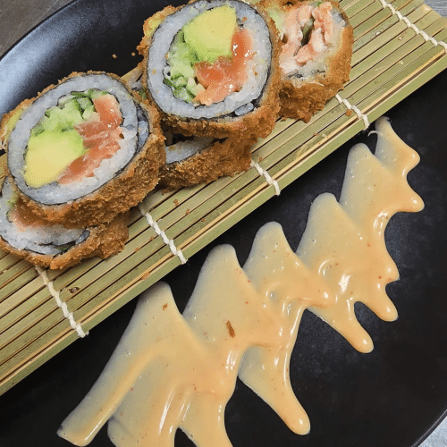 Gebacken Roll Lachs - 5 Stück