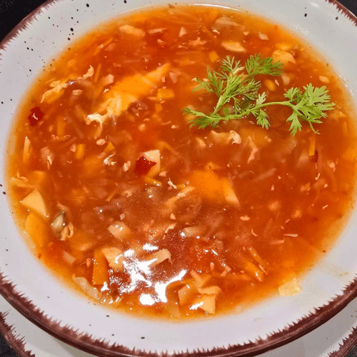 Peking Suppe (sauer-scharf)