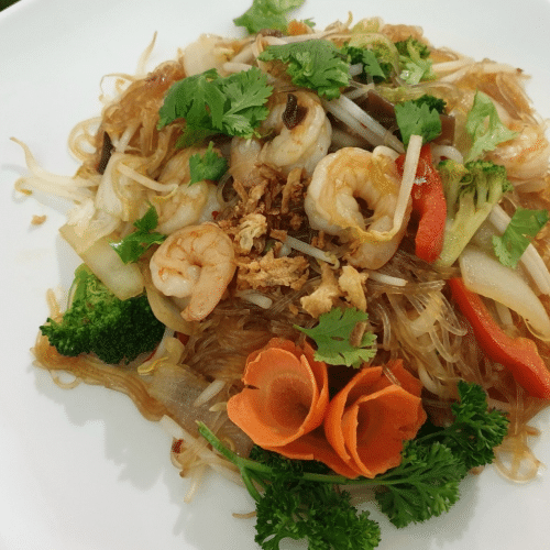 Udon Mit Kokosscurryssauce