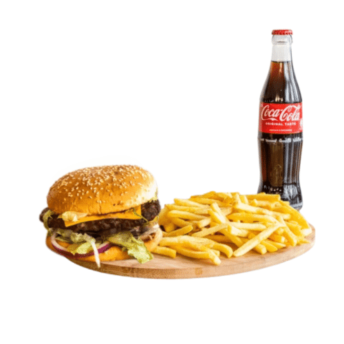 Cheddar Cheeseburger Menü