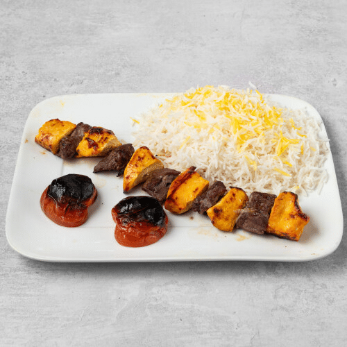 Kabab Bakhtiari mit Basmati-Safran-Reis