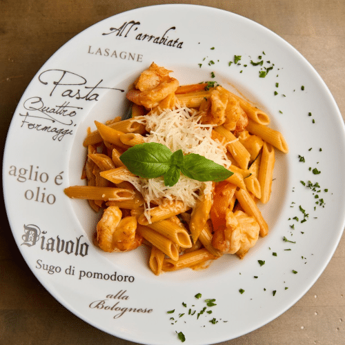 Penne Garnelen