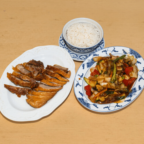 Knusprige Ente (pikant)