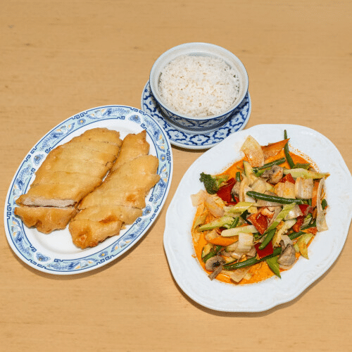 Thai - Knuspriges Hühnerfleisch