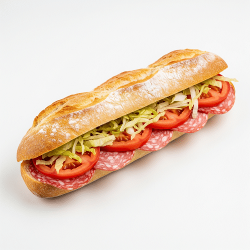 Steinofen-Baguette Salami