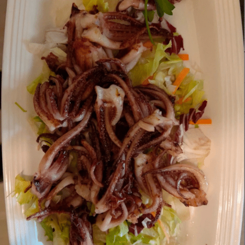 Gebratener Oktopus