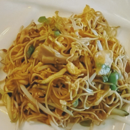 Nudeln mit Hähnchen